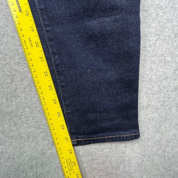 Express Jeans Men 34x27.5 Blue Denim Skinny Fit Stretch‎ Y2K Casual Faded - Picture 6 of 12